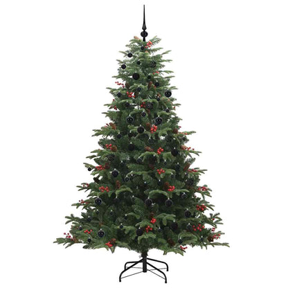 Künstlicher Weihnachtsbaum mit 300 LEDs mit Ständer Grün 210 cm