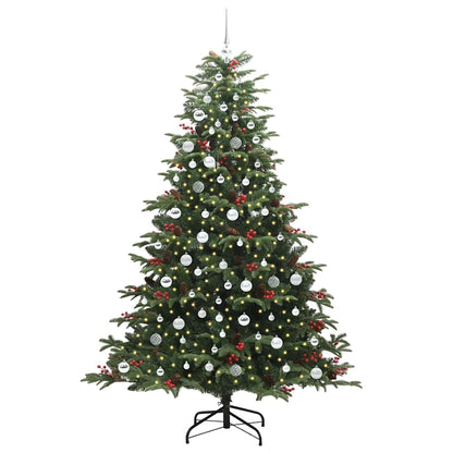 Künstlicher Weihnachtsbaum mit 300 LEDs mit Ständer Grün 210 cm