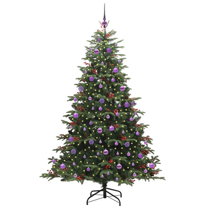 Künstlicher Weihnachtsbaum mit 300 LEDs mit Ständer Grün 210 cm