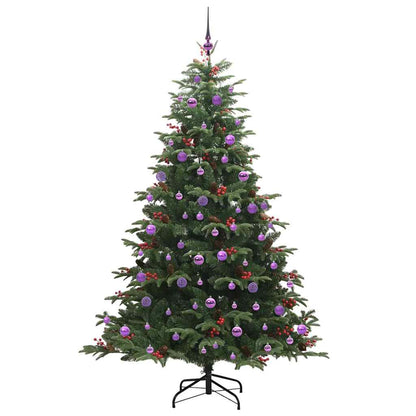 Künstlicher Weihnachtsbaum mit 300 LEDs mit Ständer Grün 210 cm