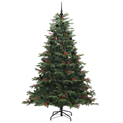 Künstlicher Weihnachtsbaum mit 300 LEDs mit Ständer Grün 240 cm