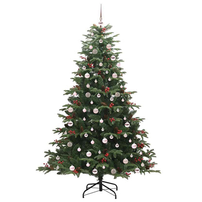 Künstlicher Weihnachtsbaum mit 300 LEDs mit Ständer Grün 240 cm