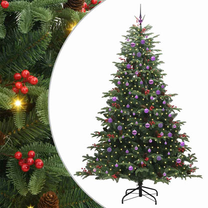 Künstlicher Weihnachtsbaum mit 300 LEDs mit Ständer Grün 240 cm