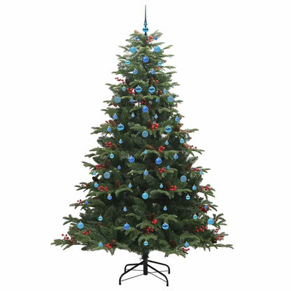Albero di Natale artificiale con 300 LED e supporto, verde, 240 cm