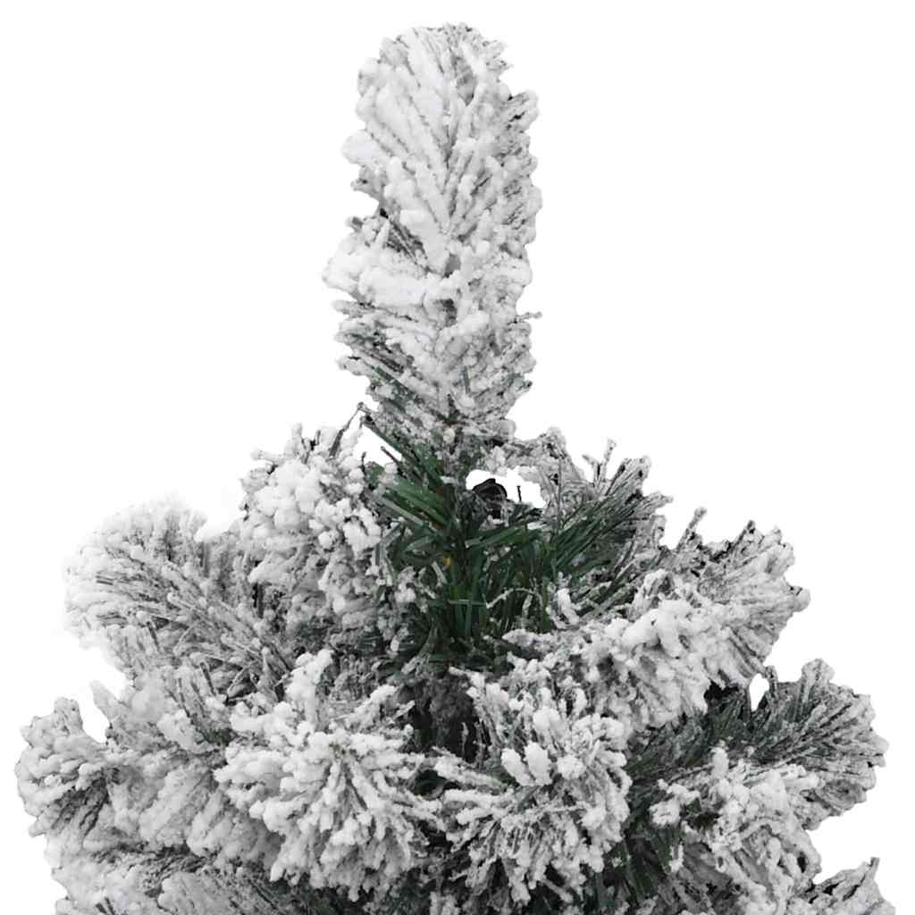 Künstlicher klappbarer Weihnachtsbaum Grün und Weiß 120 cm