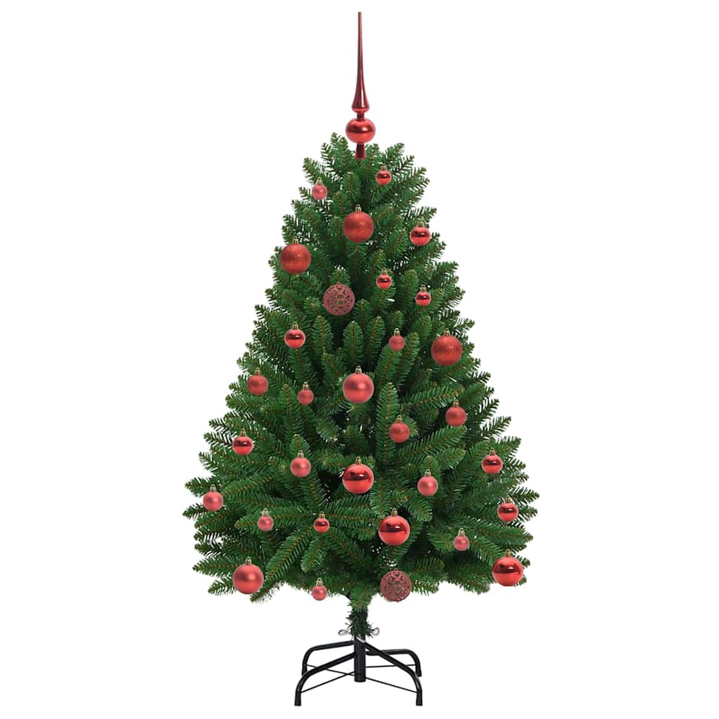 Künstlicher Weihnachtsbaum Grün 120 cm PVC und Metall