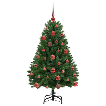 Künstlicher Weihnachtsbaum Grün 120 cm PVC und Metall