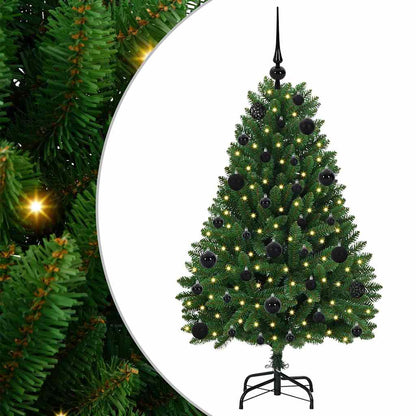 Künstlicher Weihnachtsbaum Grün 120 cm PVC und Metall