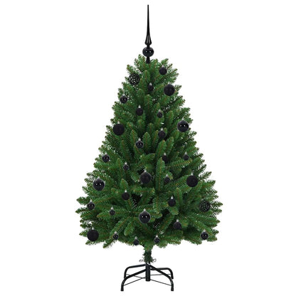 Künstlicher Weihnachtsbaum Grün 120 cm PVC und Metall