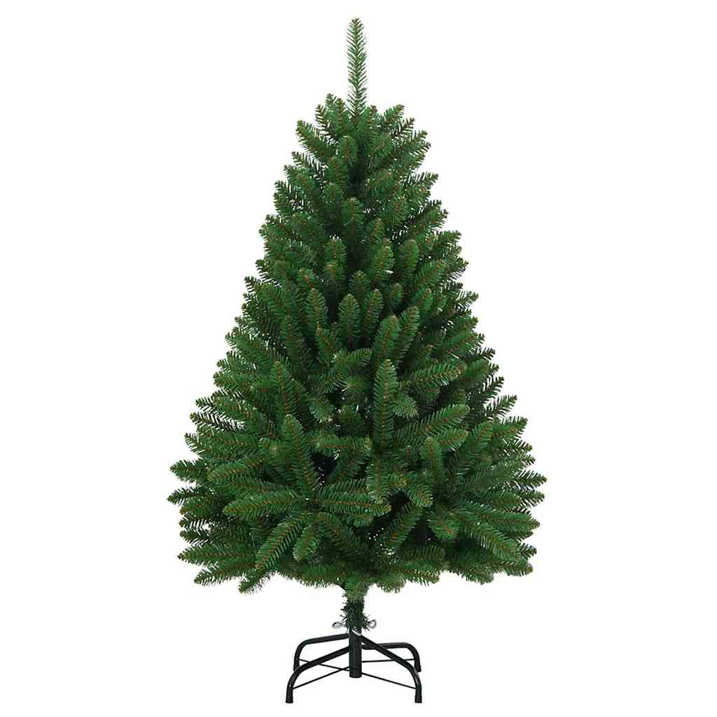 Künstlicher Weihnachtsbaum Grün 120 cm PVC und Metall