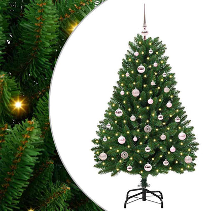 Künstlicher Weihnachtsbaum Grün 120 cm PVC und Metall