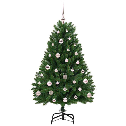 Künstlicher Weihnachtsbaum Grün 120 cm PVC und Metall