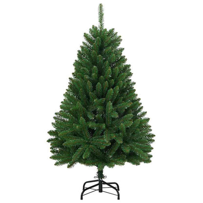Künstlicher Weihnachtsbaum Grün 120 cm PVC und Metall