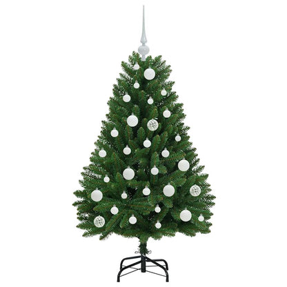 Künstlicher Weihnachtsbaum Grün 120 cm PVC und Metall