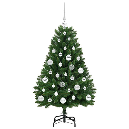 Künstlicher Weihnachtsbaum Grün 120 cm PVC und Metall