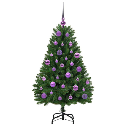 Künstlicher Weihnachtsbaum Grün 120 cm PVC und Metall