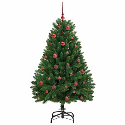 Künstlicher Weihnachtsbaum Grün 150 cm PVC und Metall
