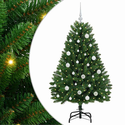 Künstlicher Weihnachtsbaum Grün 150 cm PVC und Metall