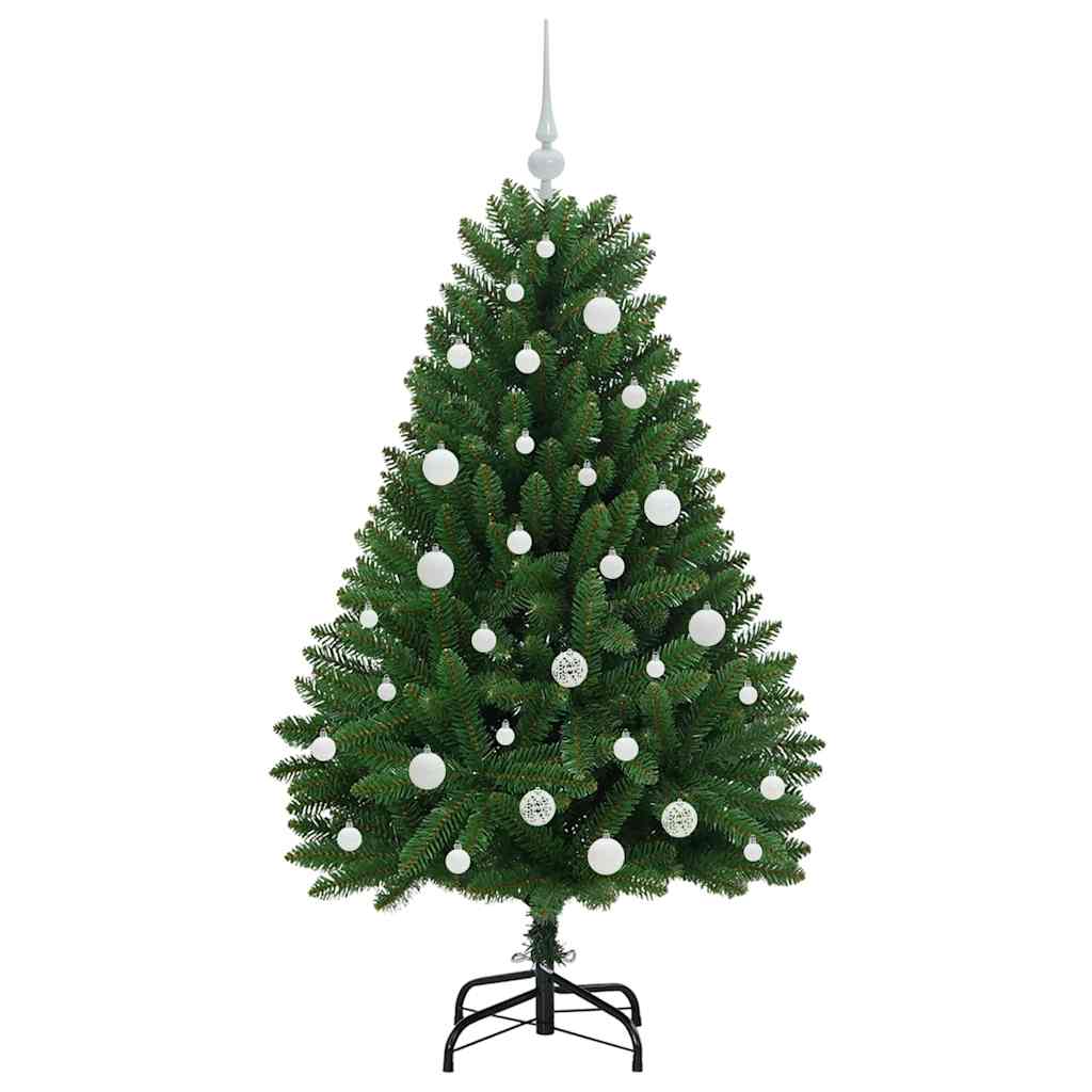Künstlicher Weihnachtsbaum Grün 150 cm PVC und Metall
