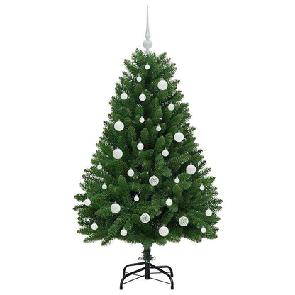 Künstlicher Weihnachtsbaum Grün 150 cm PVC und Metall