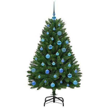 Künstlicher Weihnachtsbaum Grün 150 cm PVC und Metall