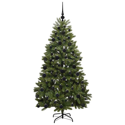 Künstlicher Weihnachtsbaum Grün 180 cm PVC und Metall