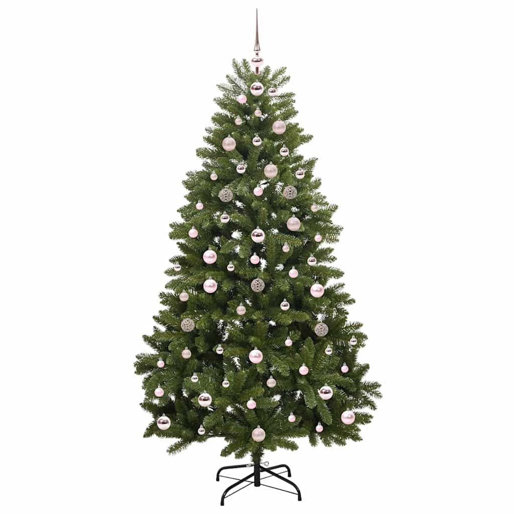 Künstlicher Weihnachtsbaum Grün 180 cm PVC und Metall