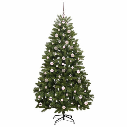 Künstlicher Weihnachtsbaum Grün 180 cm PVC und Metall