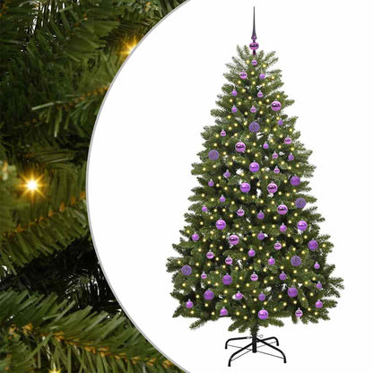 Künstlicher Weihnachtsbaum Grün 180 cm PVC und Metall