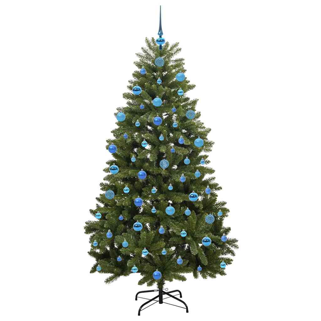 Künstlicher Weihnachtsbaum Grün 180 cm PVC und Metall