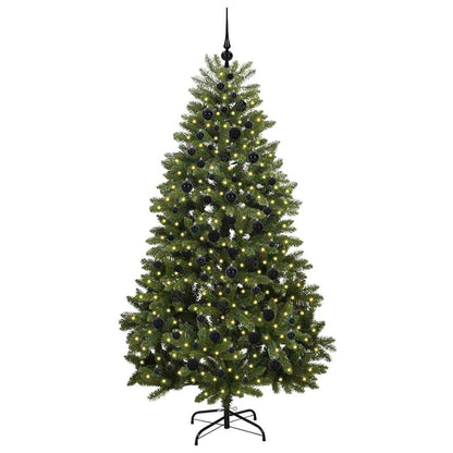 Künstlicher Weihnachtsbaum Grün 210 cm PVC und Metall