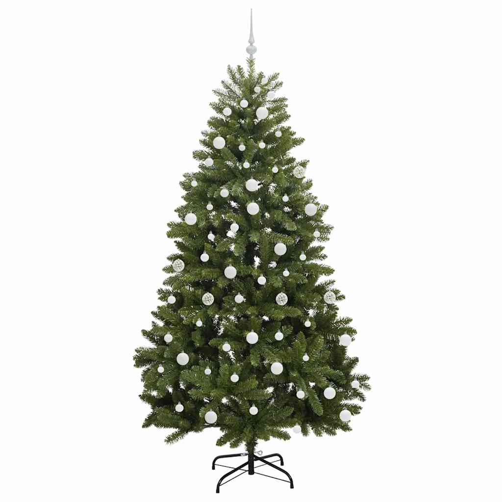 Künstlicher Weihnachtsbaum Grün 210 cm PVC und Metall