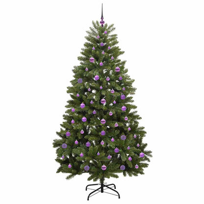 Künstlicher Weihnachtsbaum Grün 210 cm PVC und Metall