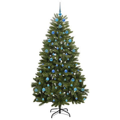 Künstlicher Weihnachtsbaum Grün 210 cm PVC und Metall