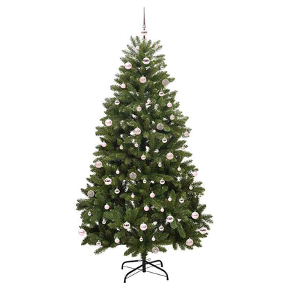 Künstlicher Weihnachtsbaum Grün 240 cm PVC und Metall