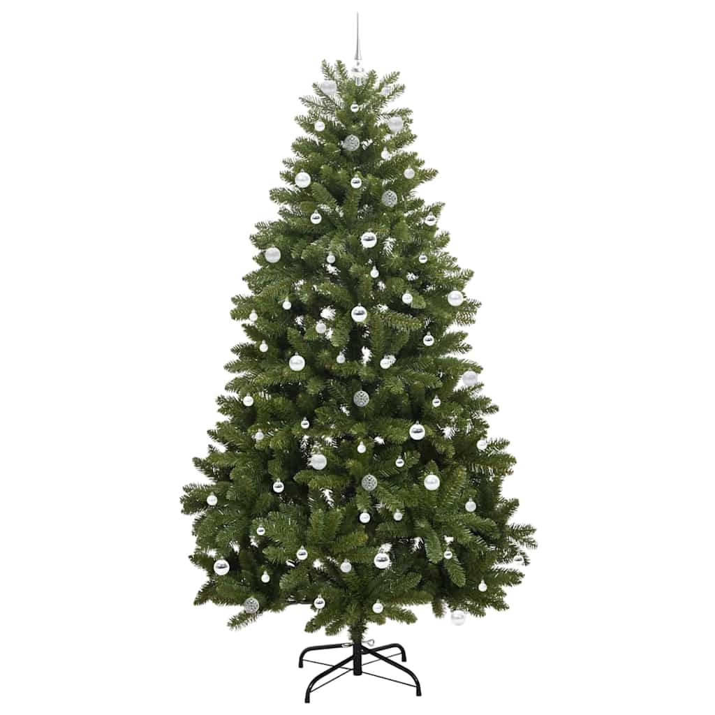 Künstlicher Weihnachtsbaum Grün 240 cm PVC und Metall