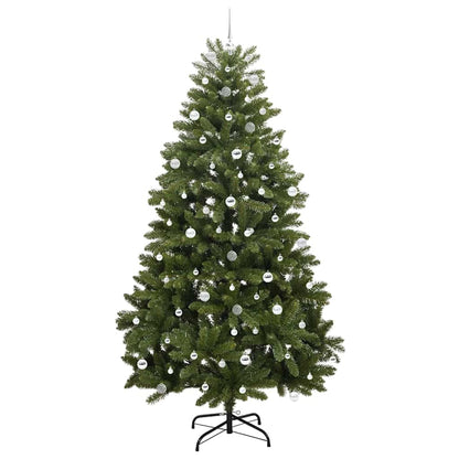 Künstlicher Weihnachtsbaum Grün 240 cm PVC und Metall