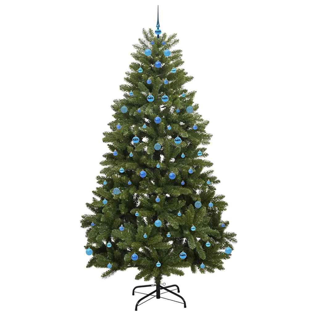 Künstlicher Weihnachtsbaum Grün 240 cm PVC und Metall