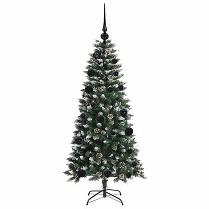 Künstlicher Weihnachtsbaum mit 150 LEDs mit Ständer Grün 120 cm