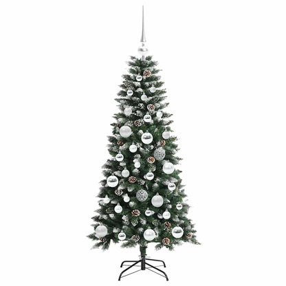 Künstlicher Weihnachtsbaum mit 150 LEDs mit Ständer Grün 120 cm