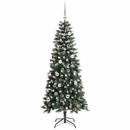 Künstlicher Weihnachtsbaum mit 150 LEDs mit Ständer Grün 150 cm