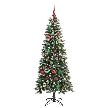 Künstlicher Weihnachtsbaum mit 150 LEDs mit Ständer Grün 150 cm