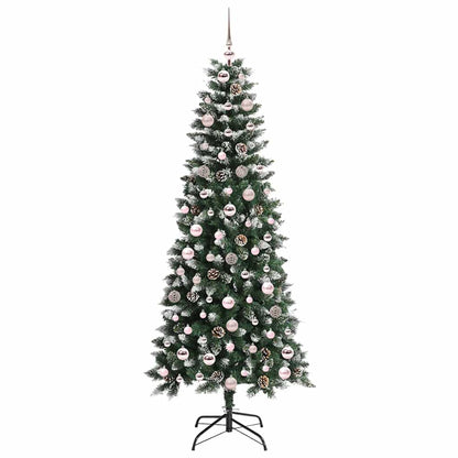 Künstlicher Weihnachtsbaum mit 300 LEDs mit Ständer Grün 180 cm