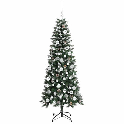 Künstlicher Weihnachtsbaum mit 300 LEDs mit Ständer Grün 180 cm