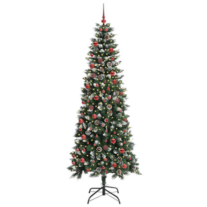 Künstlicher Weihnachtsbaum mit 300 LEDs mit Ständer Grün 210 cm