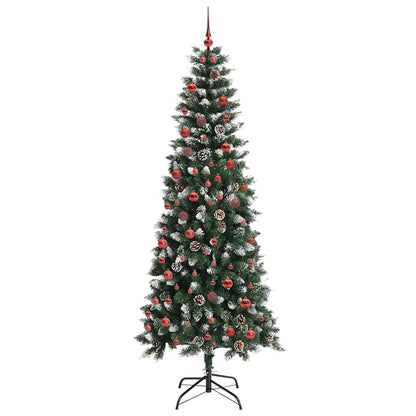 Künstlicher Weihnachtsbaum mit 300 LEDs mit Ständer Grün 210 cm