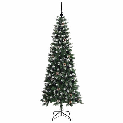 Künstlicher Weihnachtsbaum mit 300 LEDs mit Ständer Grün 210 cm