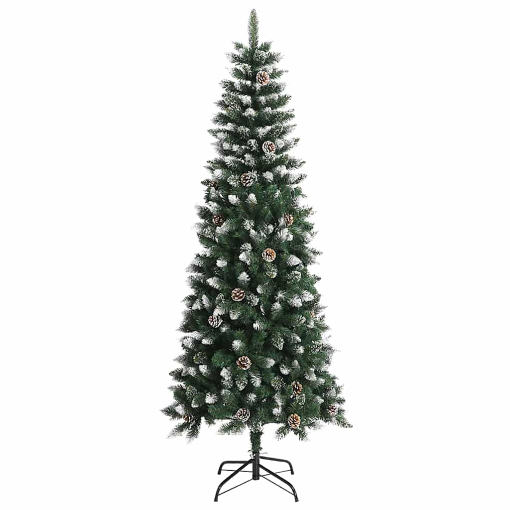 Albero di Natale artificiale con 300 LED, verde, 86 x 86 x 210 cm