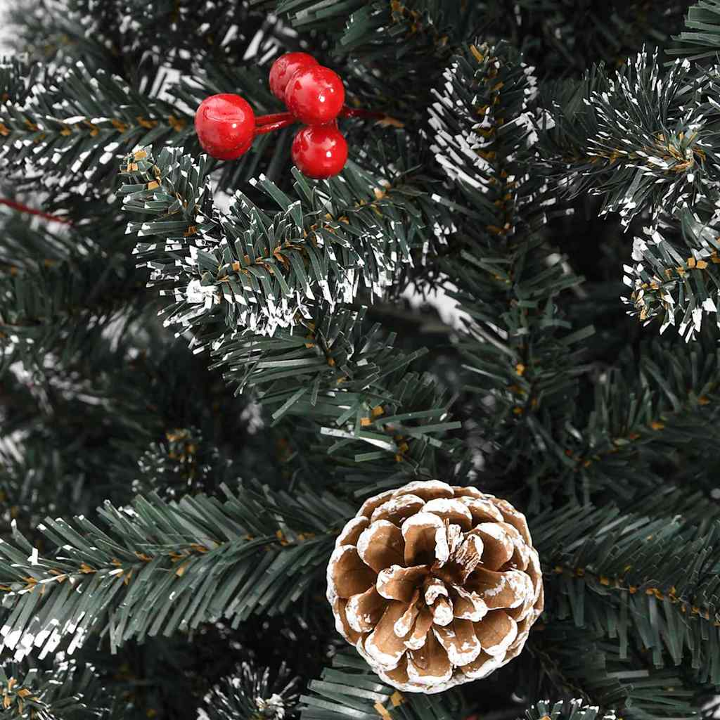 Künstlicher Weihnachtsbaum Grün 120 cm PVC, Plastik und Stahl