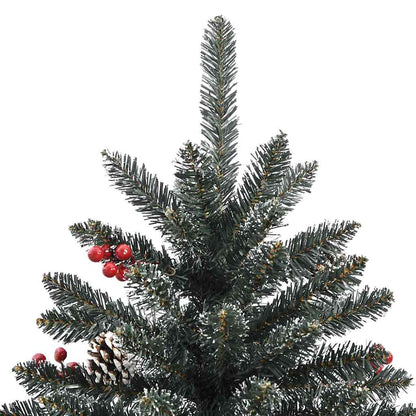 Künstlicher Weihnachtsbaum Grün 120 cm PVC, Plastik und Stahl